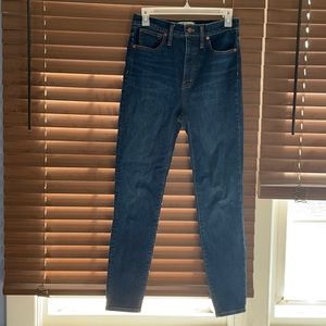 Madewell 11" High-Rise Skinny Jeans in Birchfield Wash / 27 / BIRCHFIELD WASH